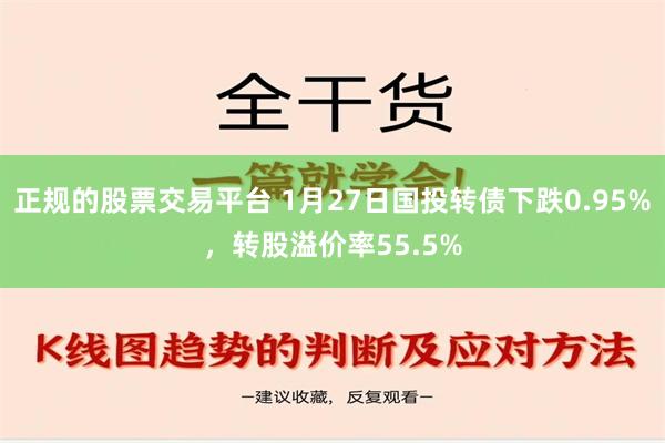 正规的股票交易平台 1月27日国投转债下跌0.95%，转股溢价率55.5%