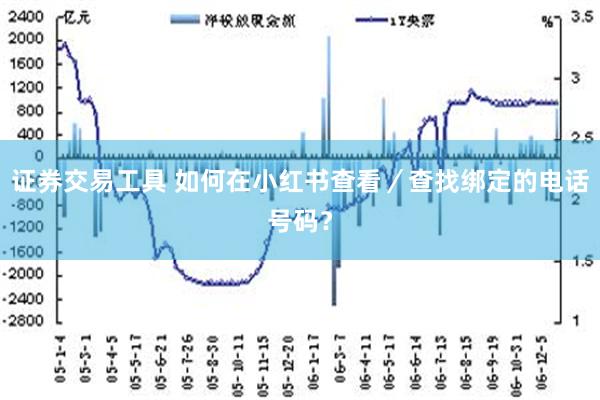 证券交易工具 如何在小红书查看／查找绑定的电话号码？